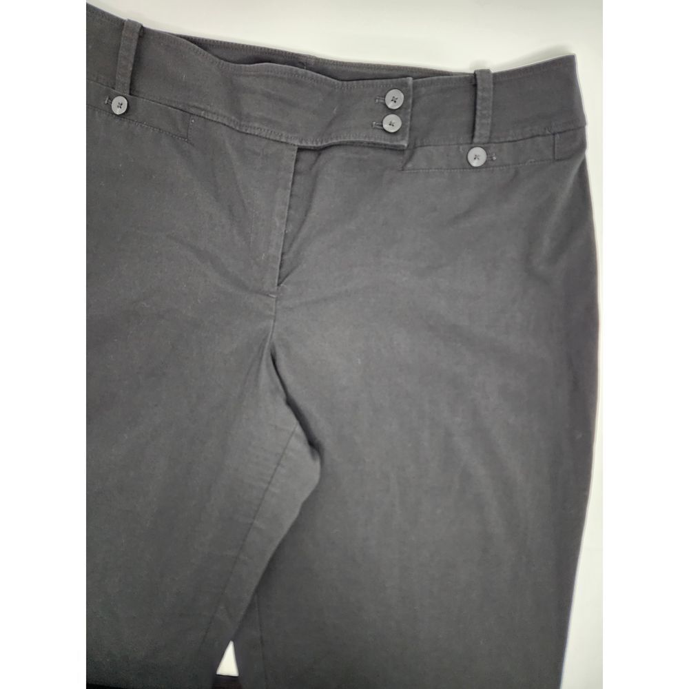 Ann‎ Taylor Curvy Size 12 Black Wide Leg Work Dress Pants